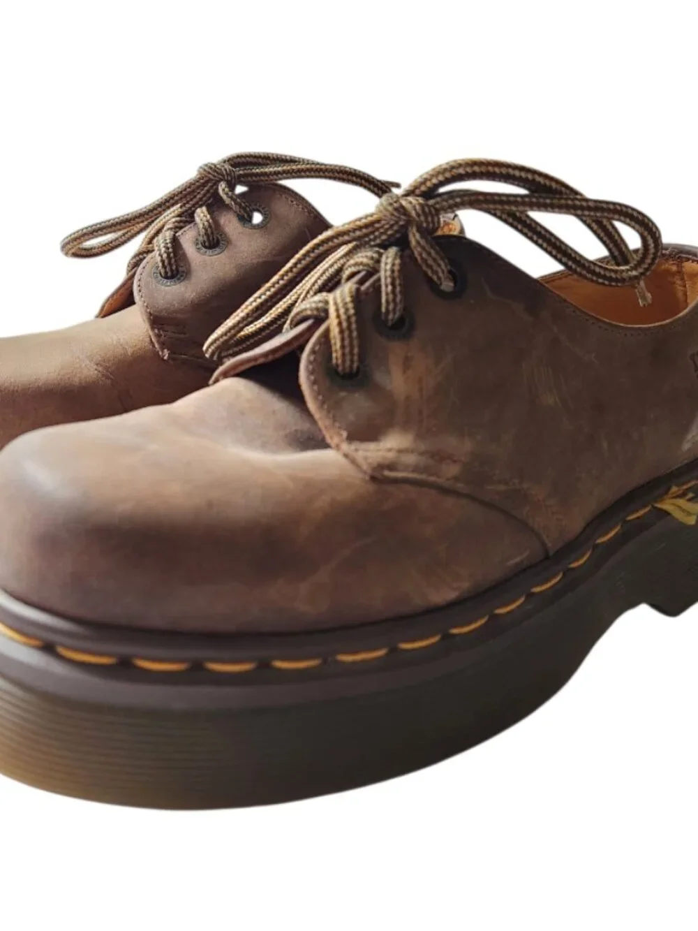 Vintage Y2K Dr Doc Martens 8434/51 Leather Chunky Oxford Mens US 5 UK 4 England